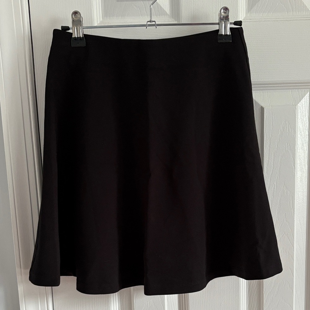 NWT LPA Classic Black Pull On Elastic Waist Circle Skirt Size Small